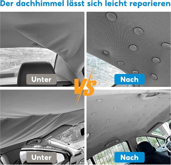 Reparatieset Dakhemel - Autodak Klinknagels - Auto Interieur Repareren - Speciale Coating - 65 Stuks - Grijs van Merkloos — afbeelding 5