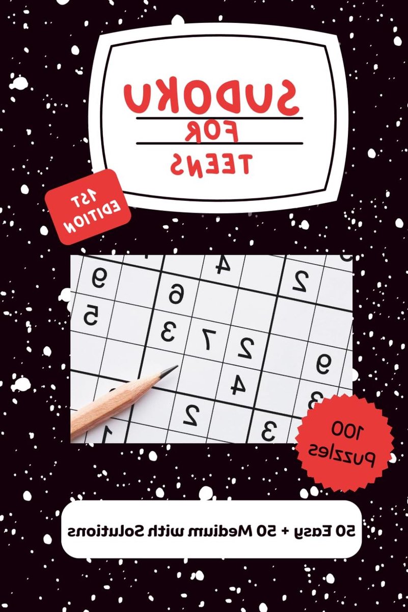 Sudoku Puzzelboek - Logica Spel - Logica Trainen - Met Reflectie Vragen - 15 x 23 cm - Niet gespecificeerd