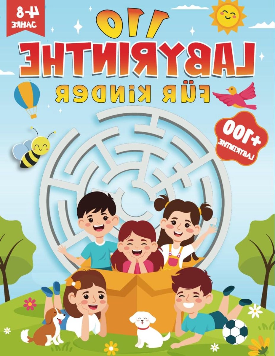 Kinder Labyrinthe Buch - Rätselbuch Logik - Logica Verbeteren - 110 Uitdagende Labyrinthen - 122 Pagina's - Niet gespecificeerd