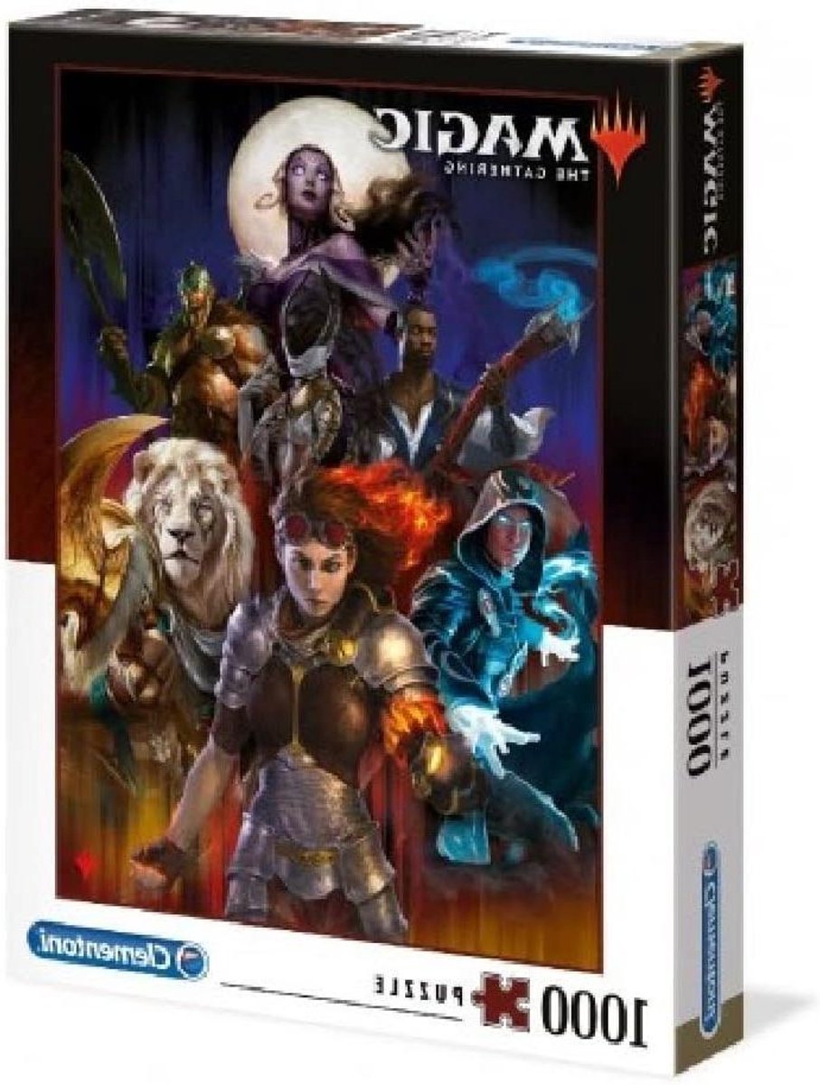 Legpuzzel Magic Gathering - Puzzel Volwassenen Kinderen - Ontspannend Tijdverdrijf - Krachtige Kleuren Anti-reflecterend - 1000 Stukjes 69x50cm - Multicolor