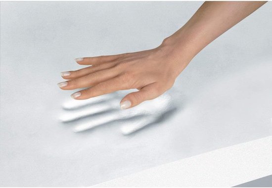 Vouwmatras Visco - Kampeermatras Busmatras - Comfortabel Slapen Onderweg - Thermo-elastisch Schuim - 185 x 144 x 10 cm - Donkergrijs van Merkloos — afbeelding 4