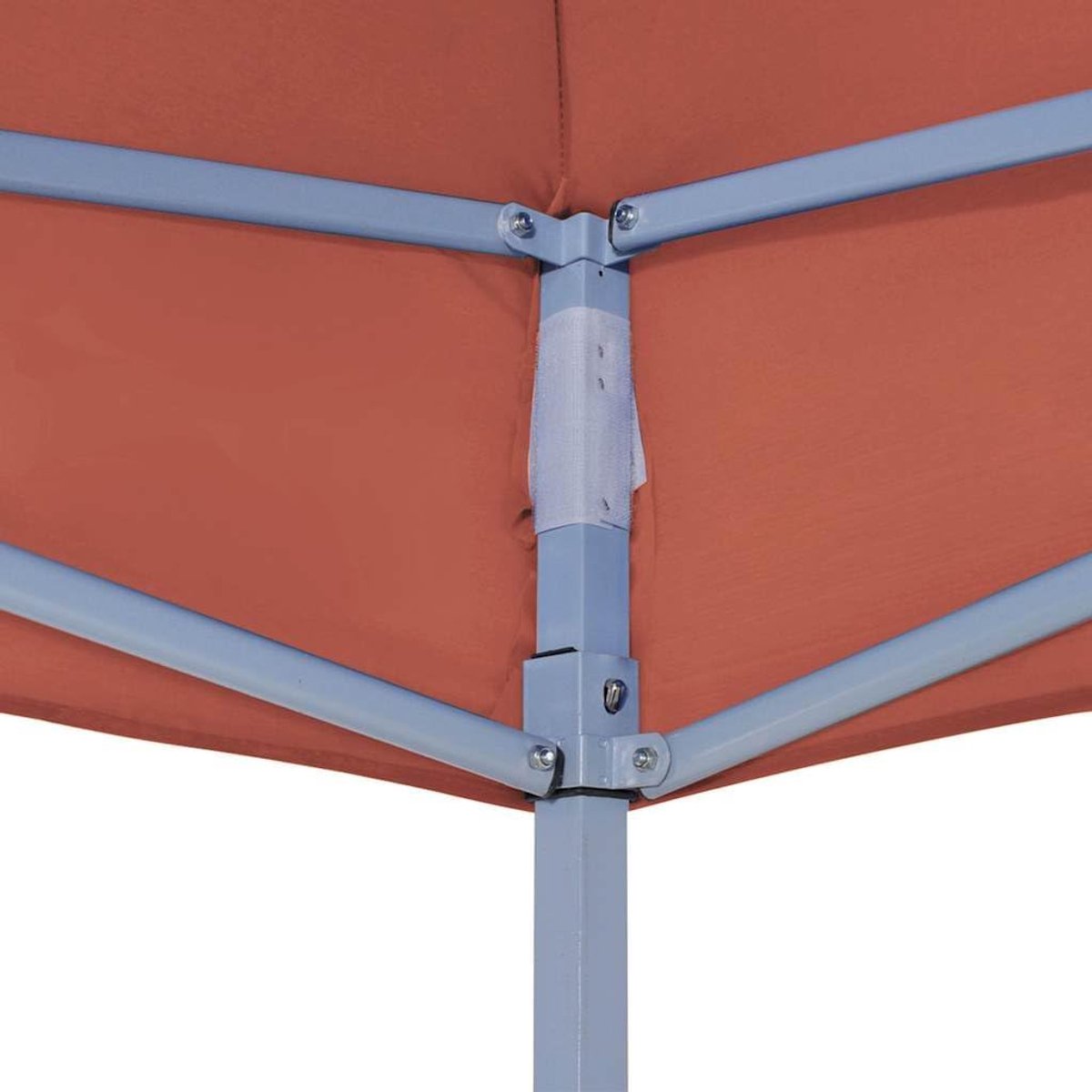 Marquee Dak - Tentdak Gazebo - Buitenfeesten Beschermen - UV Waterbestendig - 6x3 m - Terracotta