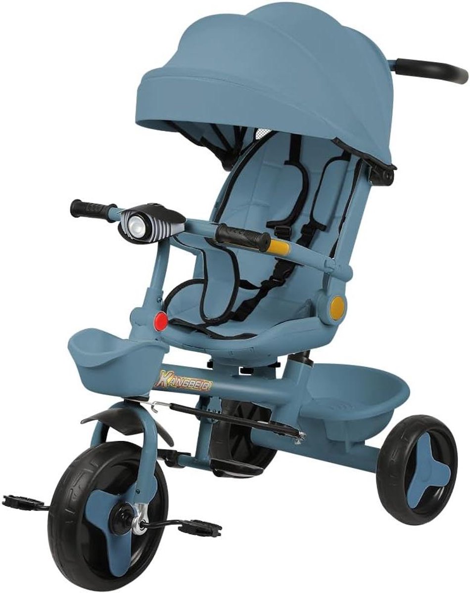 Baby Driewieler - Kinderfiets Peuter - Veilig Op Pad - 360 Graden Draaibare Zitting