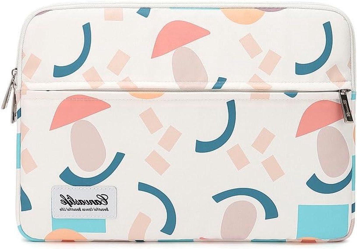 Waterdichte laptophoes - Laptoptas sleeve - Laptop Bescherming - Schokbestendig canvas - 365 mm x 255 mm - Tuin