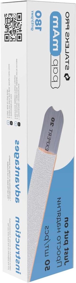Vijlbladen - Vervangbare vijlen - Nagels vijlen - Hygiënisch wegwerp - 50 stuks - Wit
