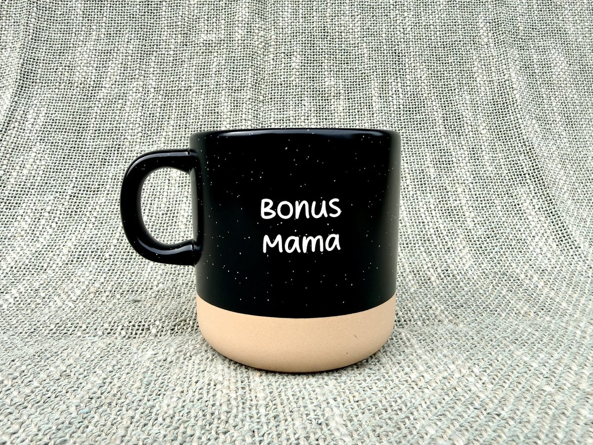 Bonus mama - Mok - mama - Cadeau voor mama - Bonus mama cadeaus - Bonusmama - Moederdag cadeautje - Valentijn - Moeder cadeau - Mama cadeau - Moederdag cadeau voor mama - Koffiemok - Mokken set - Mokken - Koffiebeker - Theeglazen - Thee cadeau
