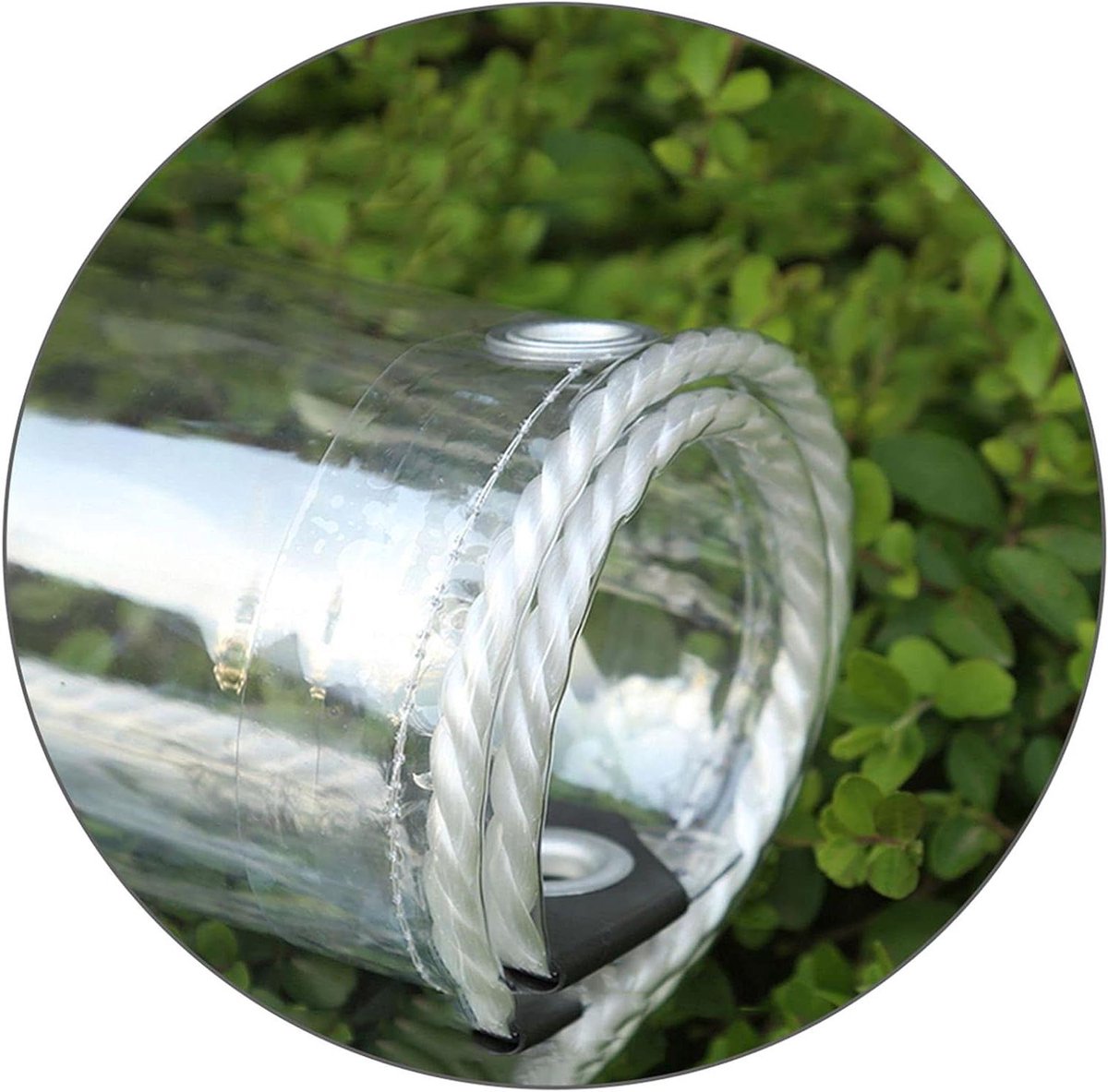 Transparant Dekzeil - Waterdicht Zeildoek - Bescherming Buiten - Hoge Lichtdoorlatendheid - 2.5x3m - Doorzichtig