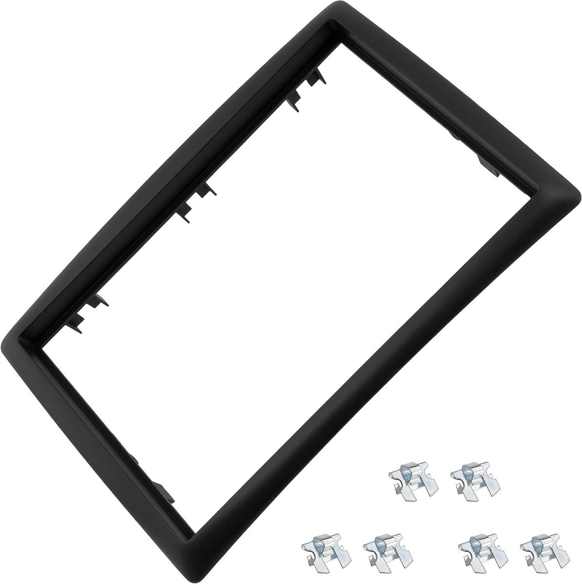 Autoradio Adapter Frame - Verloopadapter Dashboardlijst - Autoradio Installeren - Specifieke Compatibiliteit - 2 DIN - Zwart