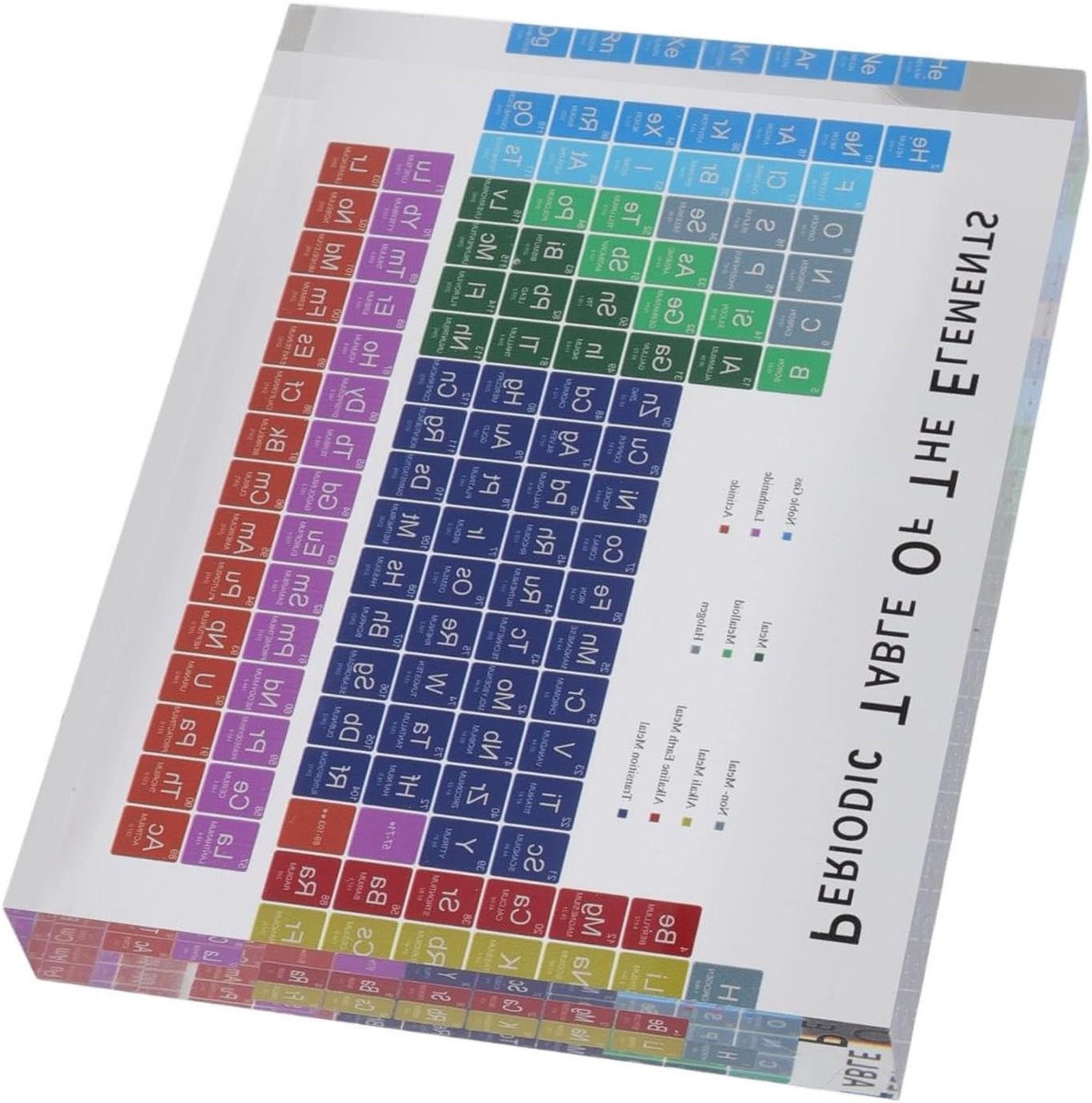 Acryl Periodiek Systeem Decor - Geurloze Elementen - Mooi Licht Gift Voor School - Educatief - Aantrekkingskracht - Hztyyier - (S) .