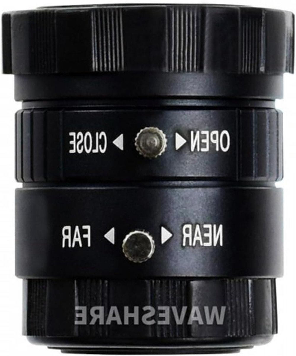 Groothoeklens - Industriële Lens - Camera Beeldverbetering - 6mm Brandpuntsafstand - 63 graden gezichtsveld - Zwart