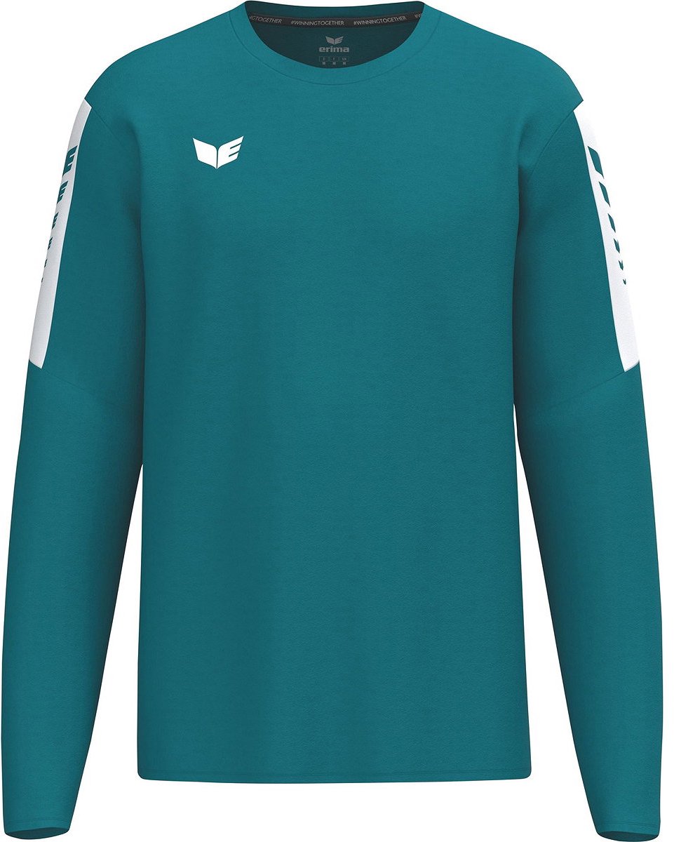Erima Intro Sweatshirt Heren - Tahitian Blue | Maat: L