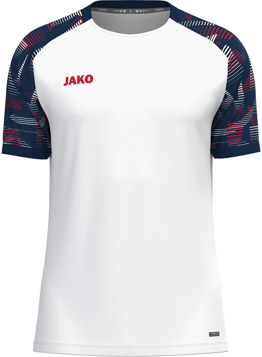 Jako Sonic T-Shirt Kinderen - Wit / Marine / Rood | Maat: 116