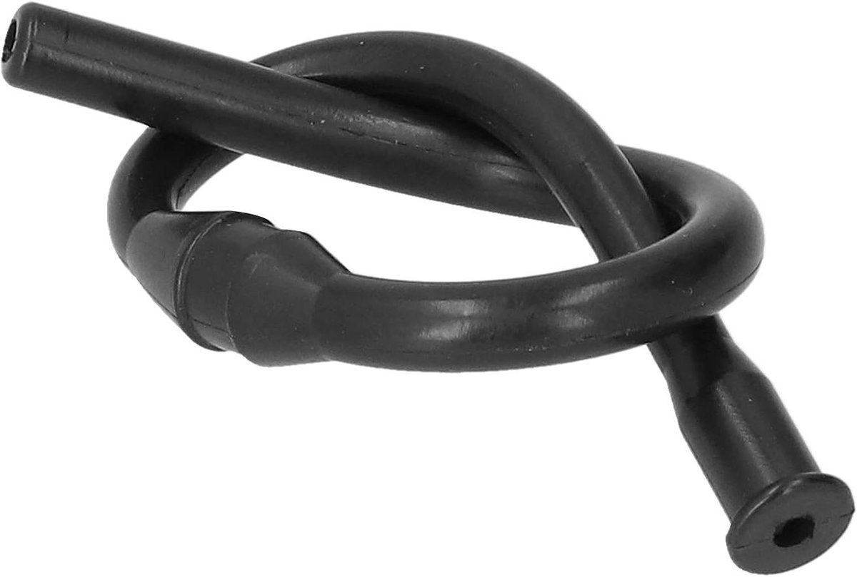 Vervangende brandstofslang - Benzineleiding Kettingzaag - Onderhoud Tuinmachines - Duurzaam ABS Materiaal - 18.5 cm Lengte - Zwart