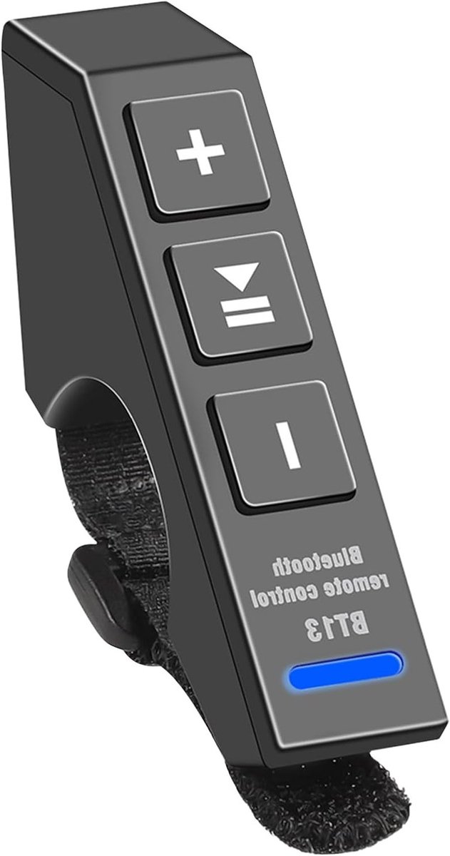 Draadloze Motorfiets Afstandsbediening met Bluetooth 5.0, 15M Bereik, IP67 Waterdicht, 25U Batterijduur en Type-C Opladen voor Speakers en Handsfree Bellen