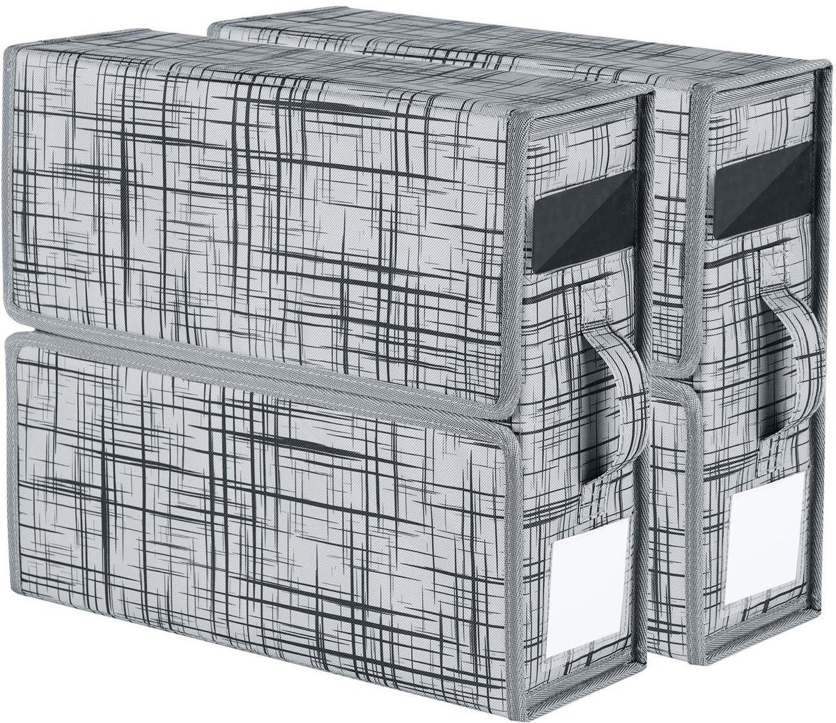Allecto - Flintronic laken organizer - Opbergoplossing voor beddengoed - Grijs - Handig en praktisch - Ideaal voor elke slaapkamer - Perfect voor l...