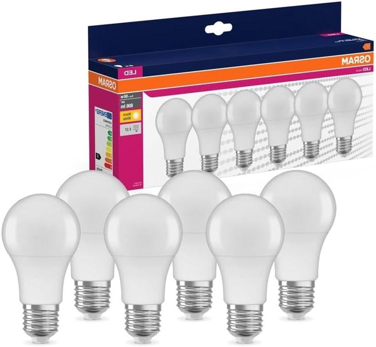 LED Lampen - Lichtbronnen - Algemene Verlichting - Zeer Goede Lichtkwaliteit - 8 Watt - Wit