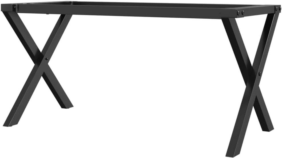 Salontafelpoten X-frame - Tafelonderstel Meubelpoot - Meubels Maken - Industrieel Design - 70x30x43 cm - Zwart