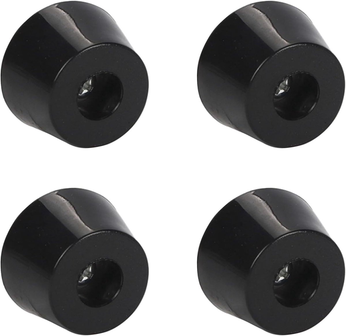 Voetkussens voor meubels - Meubeldopjes stoelpoot - Vloer beschermen - Met metalen ring - 32 x 24 x 18 mm