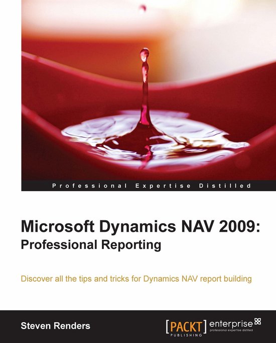 Microsoft Dynamics NAV 2009: Professional Reporting - cover