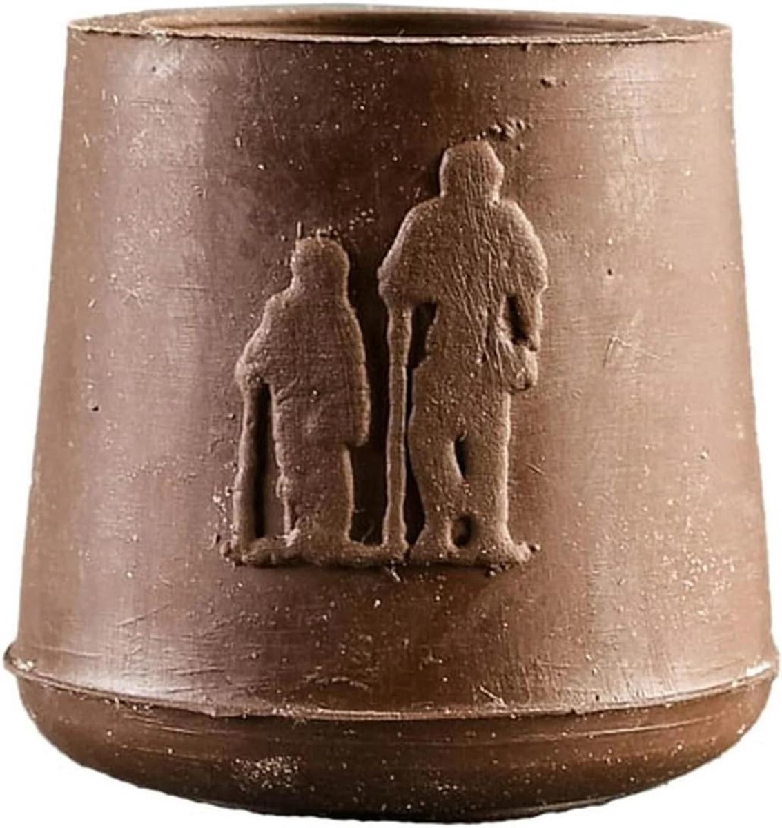 Wandelstok - Steunstok - Veilig Wandelen - Rubberen Punt - 19 cm - Zwart