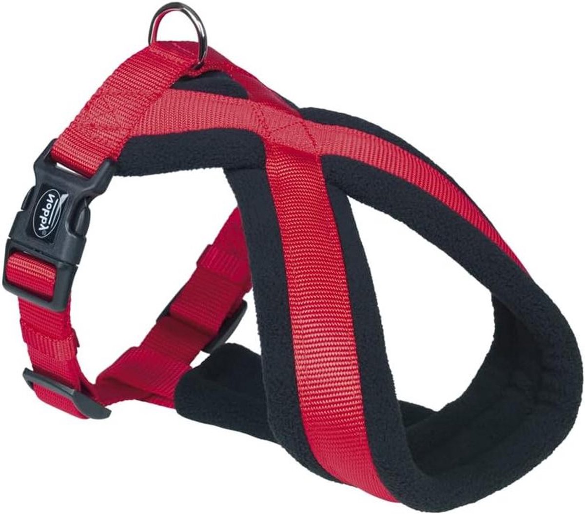 Comfort Harnas Hond - Honden tuigje - Comfortabel wandelen - Zachte fleece voering - 70-100 cm - Rood