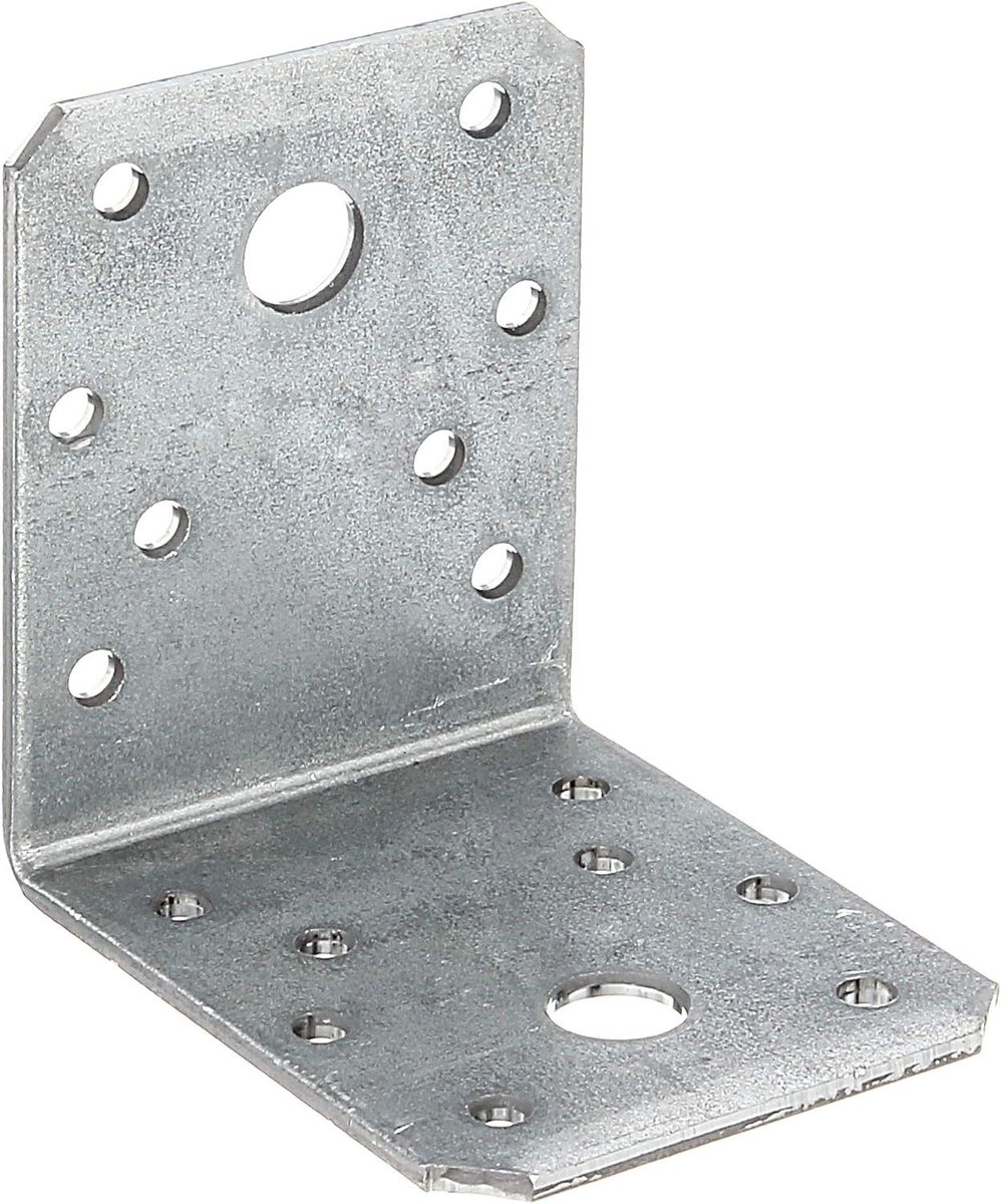 Hoekverbinder - Houtverbinder - Houtverbindingen Maken - Sendzimir Verzinkt - 70x70x55 mm - Zilver