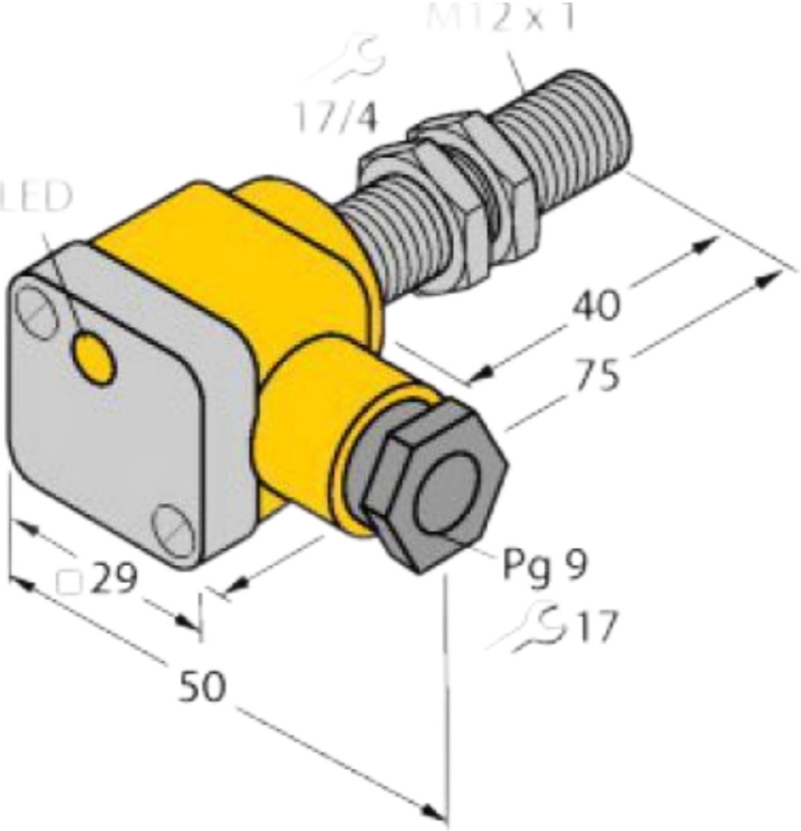 Turck BI2G12SK-AP6X TUR INDUKTIVER SENSOR