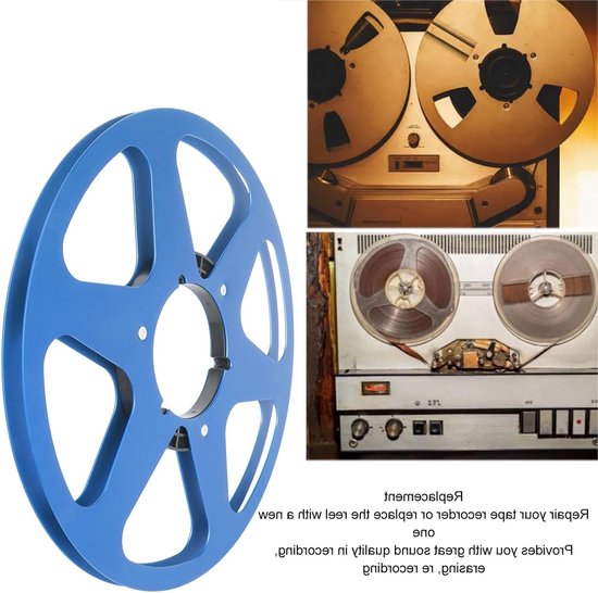Lege 1/4 10.5 Inch Tape Reel met 6 Gaten, Universele Aluminium Opname Reel voor Geluidsbanden, Ideaal voor Nab en REVOX Studer, Perfect voor Audioproductie — afbeelding 3