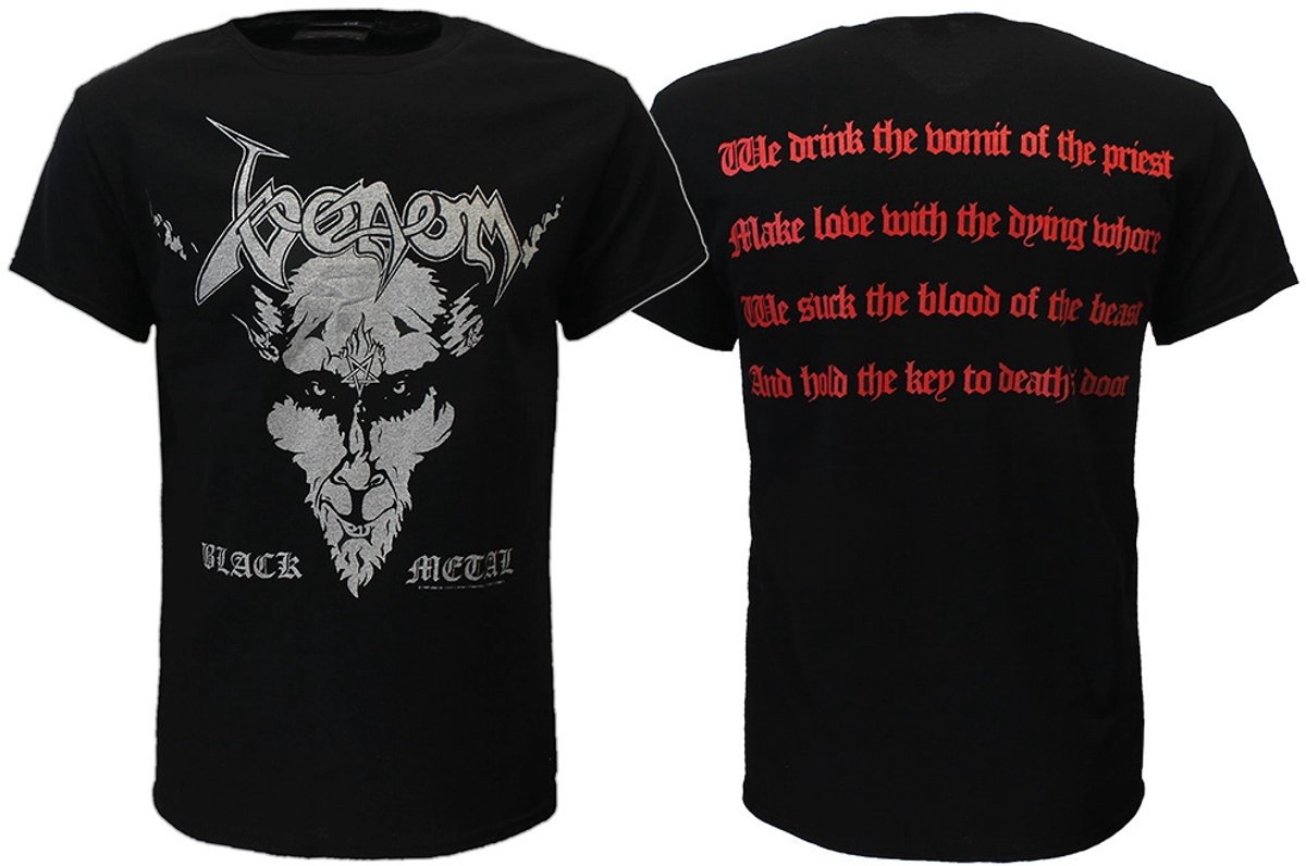 Venom Black Metal Album T-Shirt - Officiële Merchandise - XL