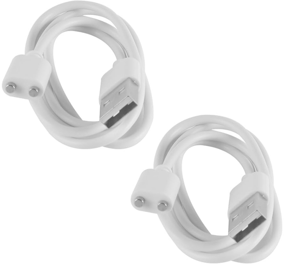 Allecto - USB Magnetische Oplaadkabel - Oplaadkabel voor Elektrische Tandenborstels - 0.8m lengte - Geschikt voor Slimme Wearables - Duurzaam en ef...