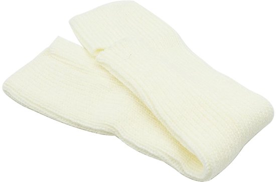 Allecto - Dames Yoga Sokken - Gebreide Lange Legwarmers - Wit - Fitness - Dans - Ideaal voor Sport en Ontspanning - Perfect voor Thuis en Studio van allecto — afbeelding 3