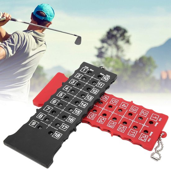 By shayne - Golf Score Counter Set - Handmatige Scoreborden - 2 Stuks - Sleutelhanger voor Golftraining - Golfaccessoires - Compact en gebruiksvriend. van By Shayne — afbeelding 5