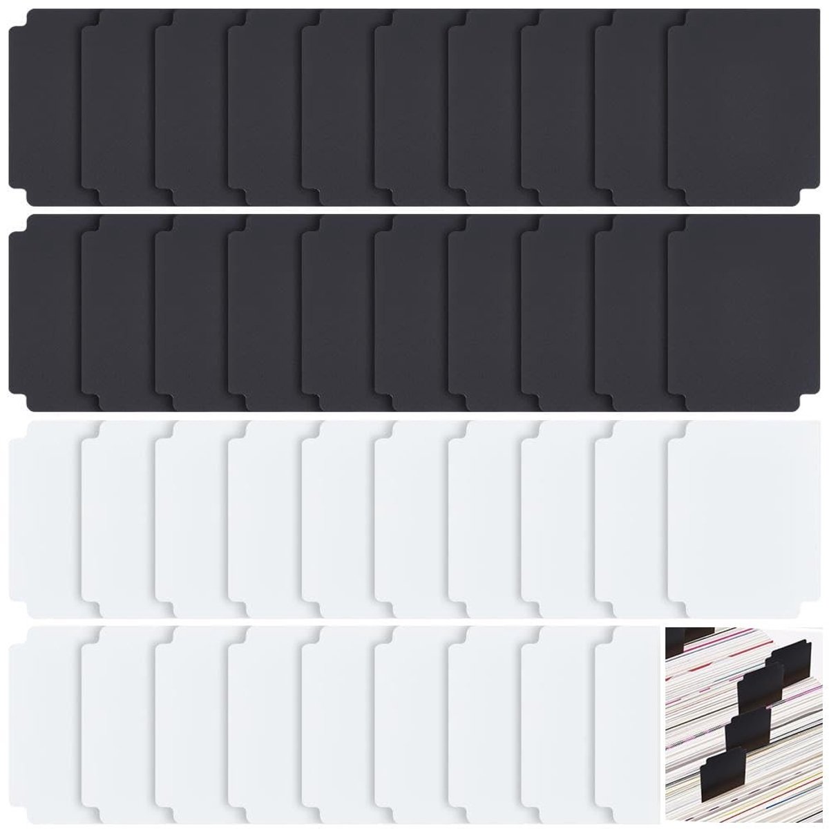 Allecto - Card Storage Dividers - Organiseer Je Trading Cards - 40 Stuks - Perfect voor Verzamelingen - Duurzaam en Stevig - Geschikt voor Hobbyist...