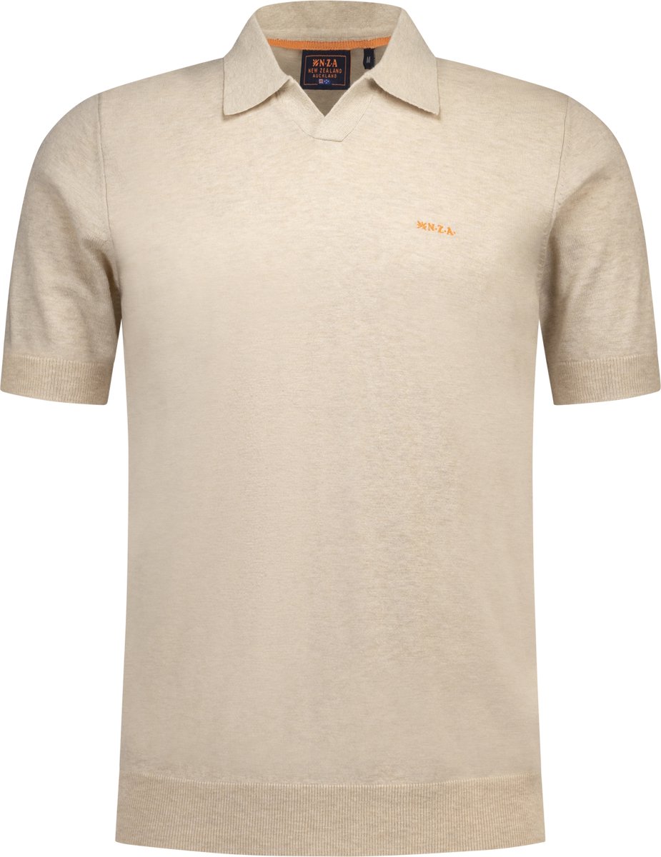 NZA - Heren Polo - 26DN188 - 1121 Fresh Sand Melange