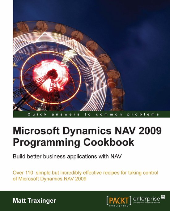 Microsoft Dynamics NAV 2009 Programming Cookbook - cover