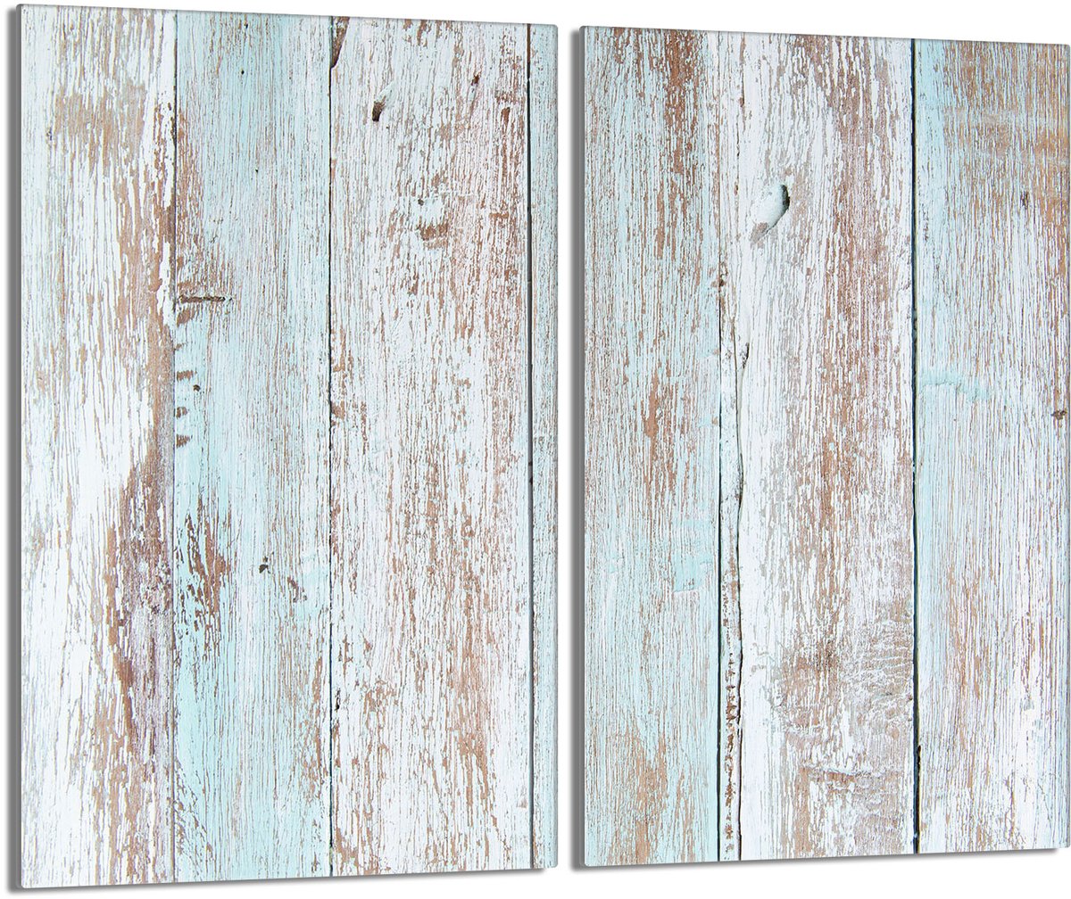 TMK ArtDeko - Snijplank - Hittebestendig - Glas - Houten Motief