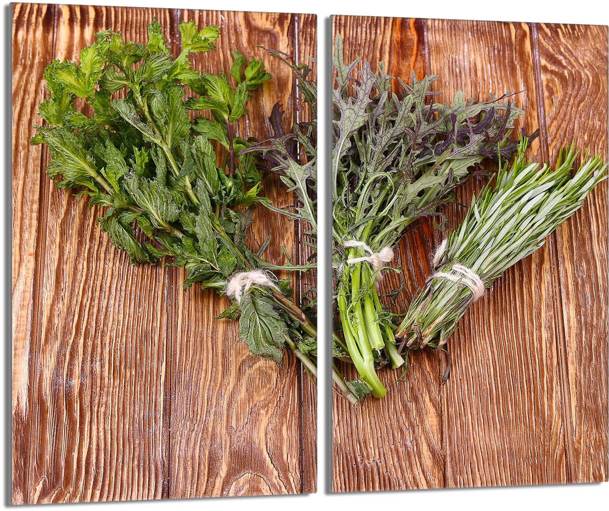 TMK ArtDeko Rozmaryn - Snijplank - Beschermend Glas - 30x52cm - Hittebestendig