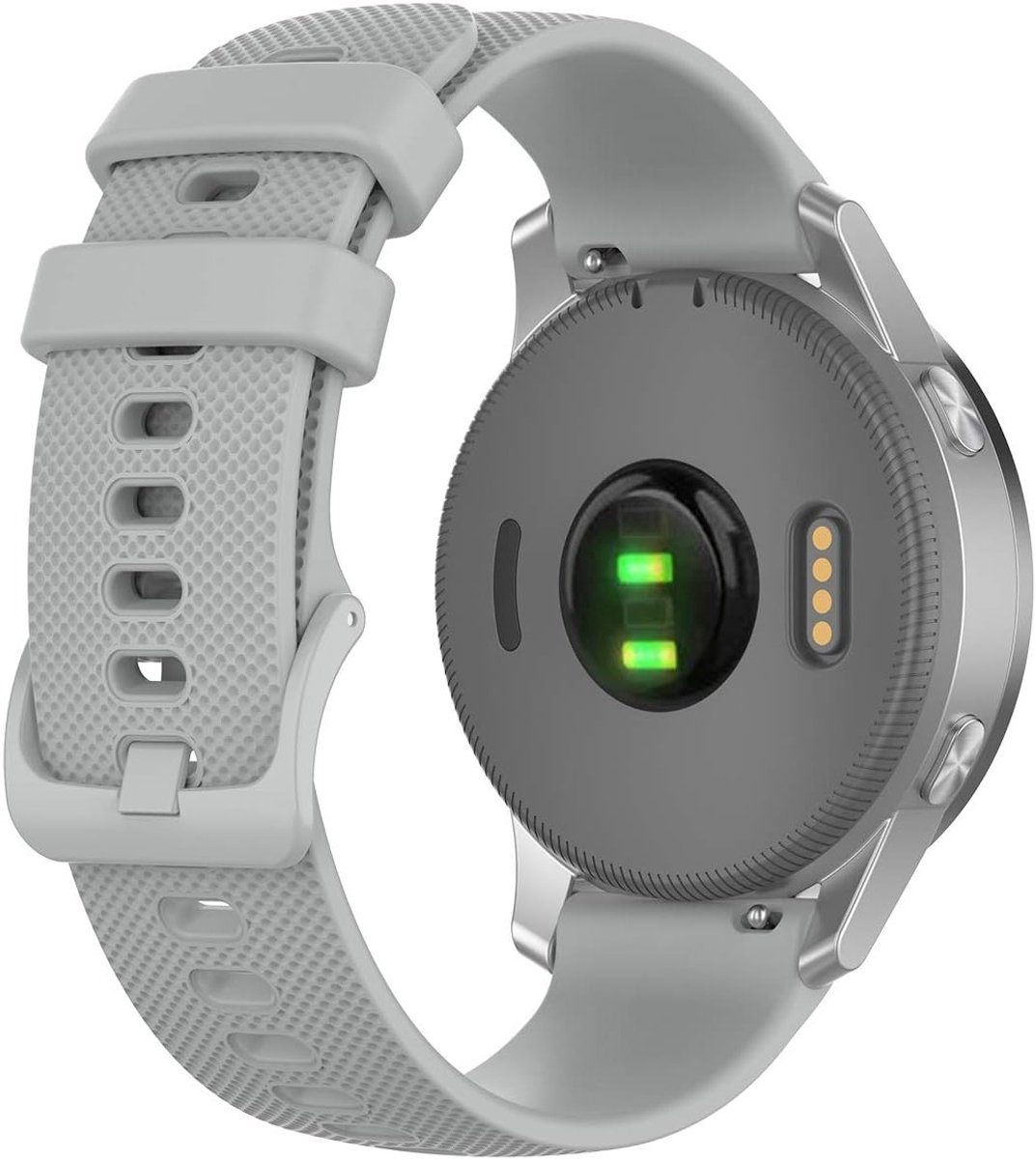 Zachte Siliconesportarmband 18mm Geschikt voor Garmin Venu 3S, Venu 2S en Forerunner 255S, Ideaal voor Sport en Dagelijks Gebruik