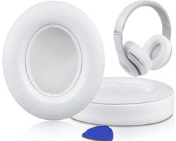 Leren Vervangende Oorkussens voor Beats Studio 2 & 3 Hoofdtelefoons, Geluiddempende Geheugenfoam met Extra Dikte en Comfort
