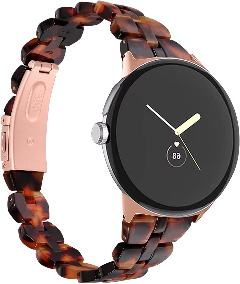 Stijlvolle en Lichtgewicht Vervangband voor Google Pixel Watch 4, 2 en 3 - Slimme Hars Polsband voor Comfort en Duurzaamheid