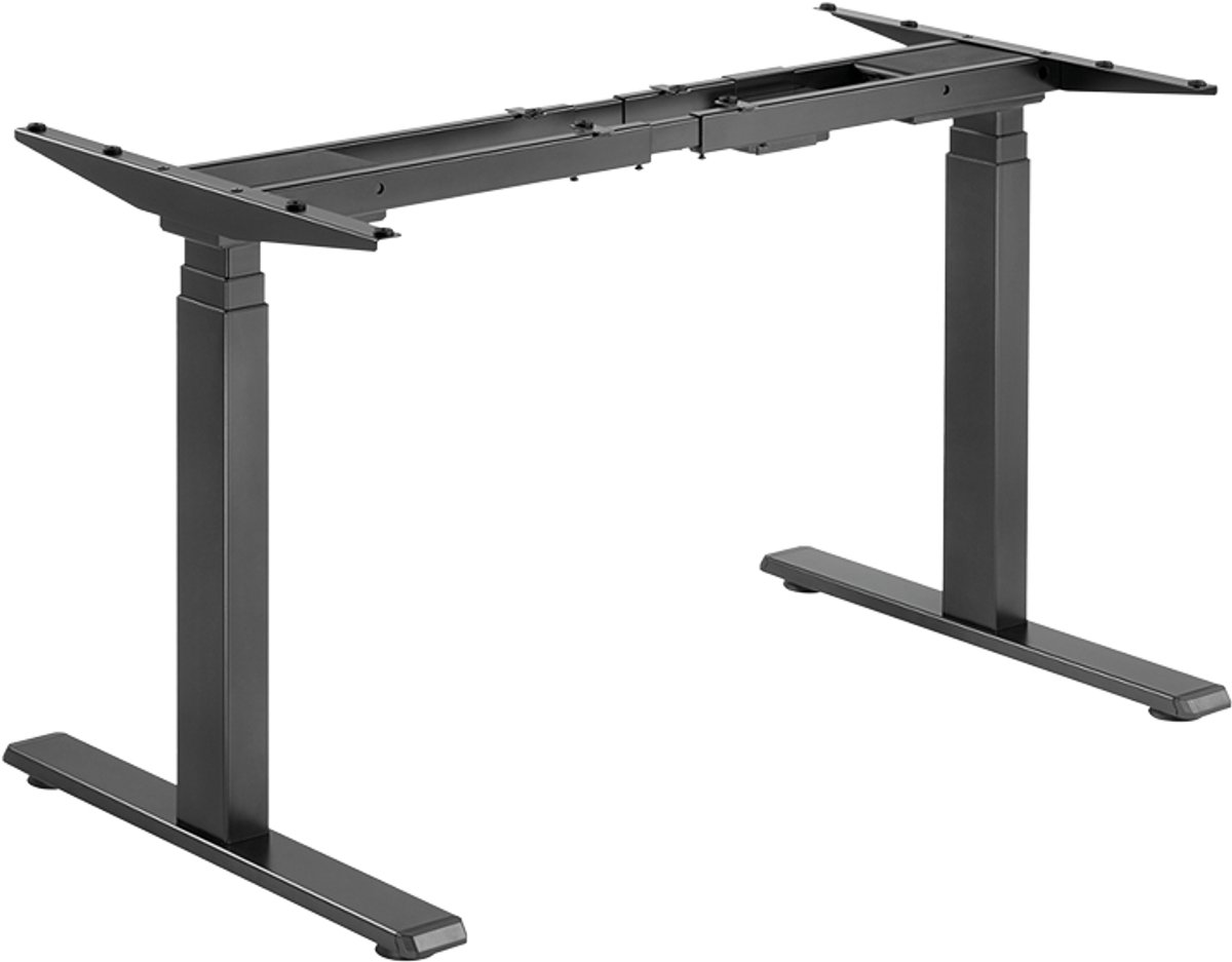 LOGILINK Professional Elektrisch verstelbaar bureauframe, 2 motoren, 620–1280 mm, zwart