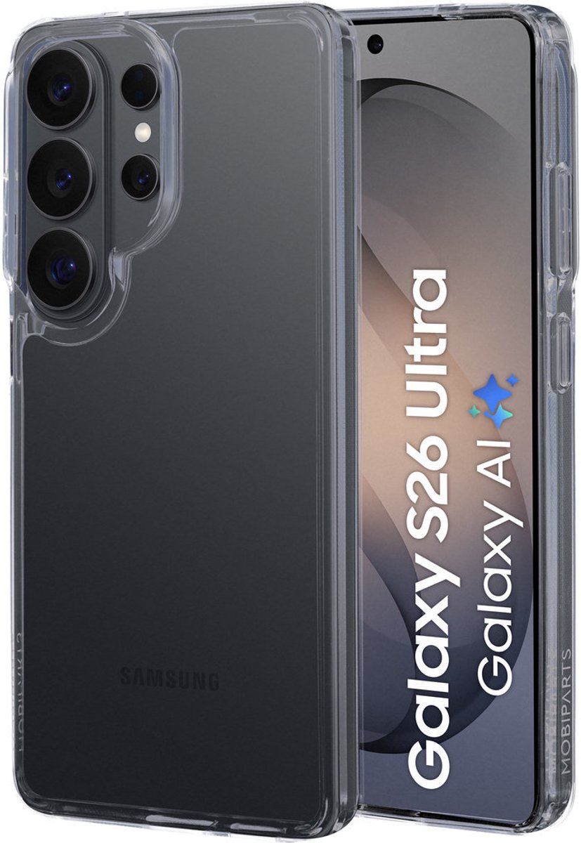 Mobiparts hoesje geschikt voor Samsung Galaxy S26 Ultra - Hardcover - Transparant
