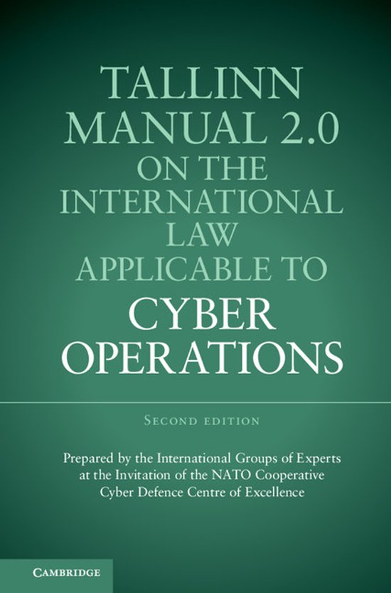 Tallinn Manual 2.0 on the International Law Applicable to Cy - cover