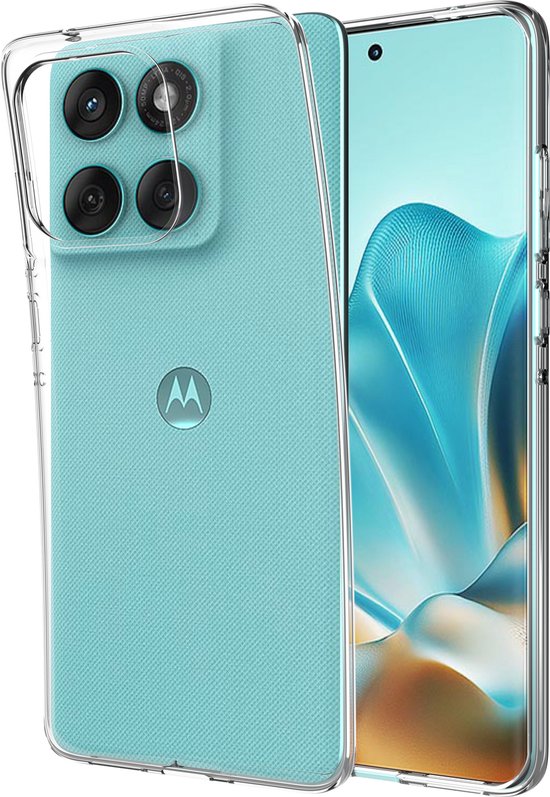 Just in case Soft Design Motorola Edge 60 Fusion Back Cover Transparant
