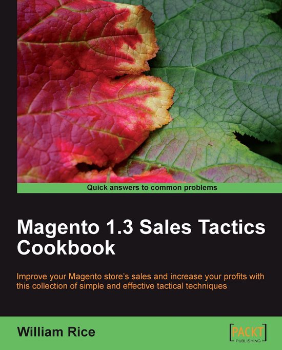 Magento 1.3 Sales Tactics Cookbook - cover