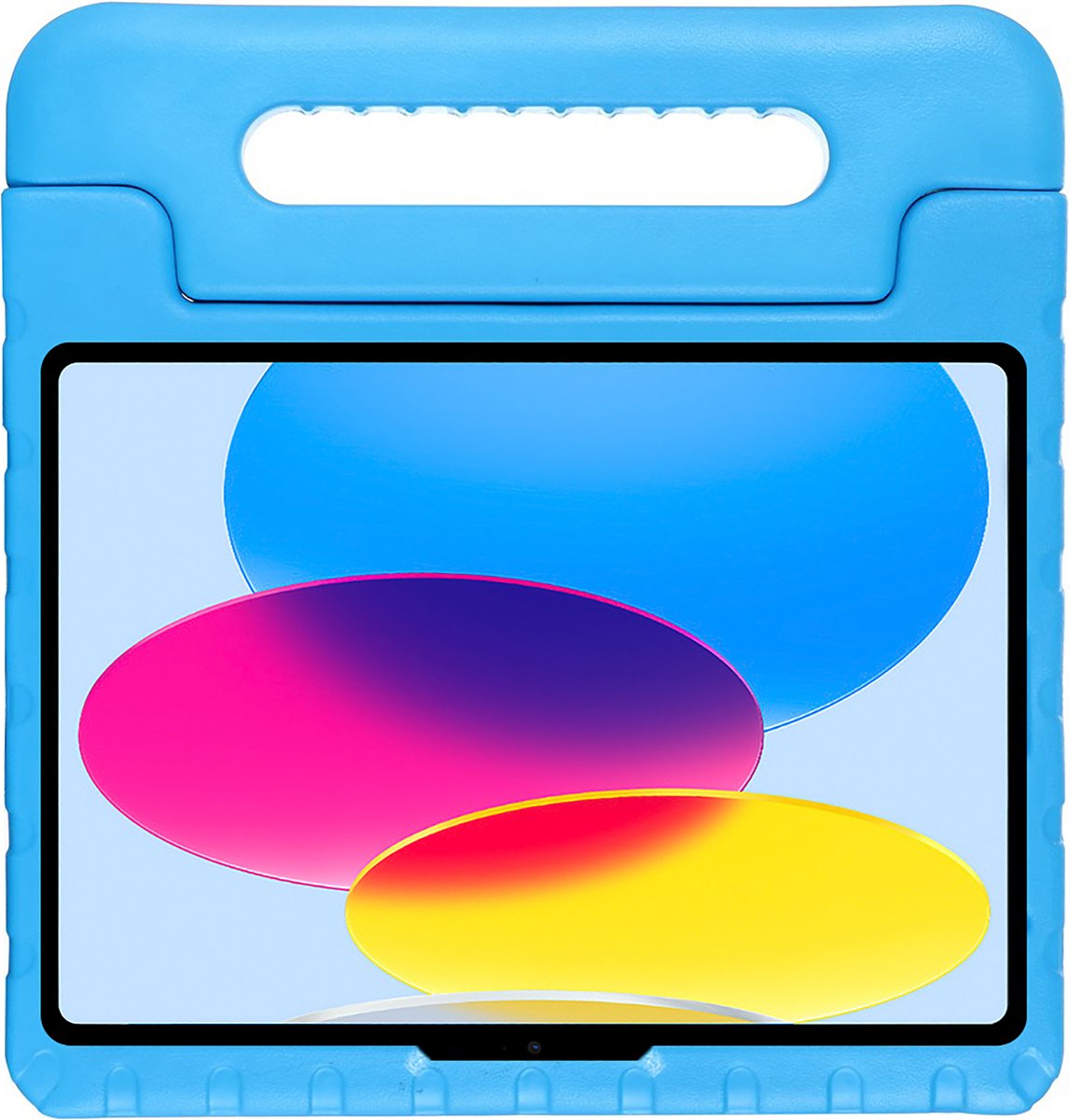 Just in Case tablet Hoes Kinderen geschikt voor iPad 11 (2025) 11 inch / 10e generatie (2022) 10.9 inch - Kinderhoes Tablet Classic - Blauw