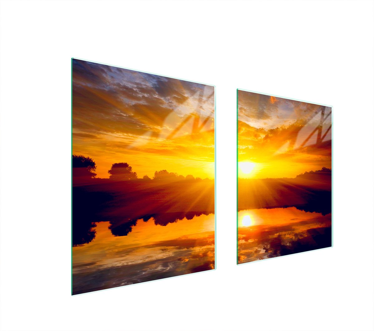 TMK ArtDeko - Snijplank - 85x52 cm - Glas - Zonneprint
