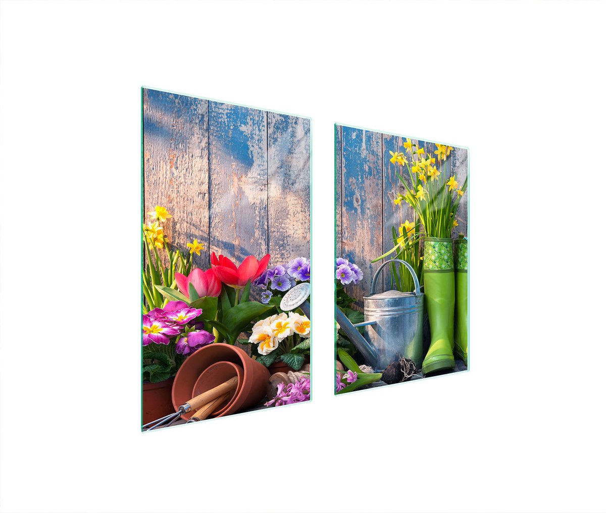 TMK ArtDeko - Snijplank - 35+30x52 cm - Veiligheidsglas - Antibacterieel