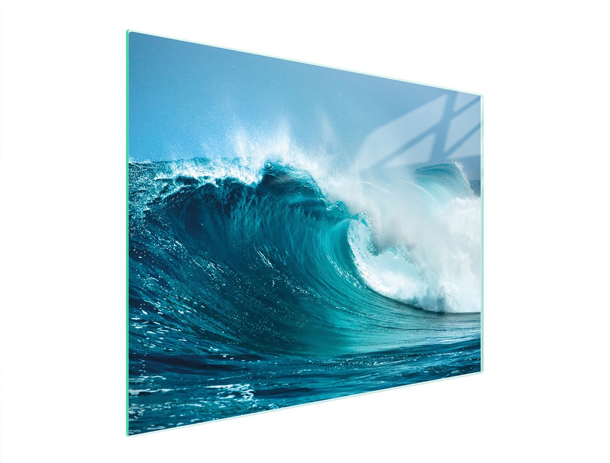 TMK ArtDeko Serie - Glazen Snijplank - 52x40 cm - Multifunctioneel - Antislip