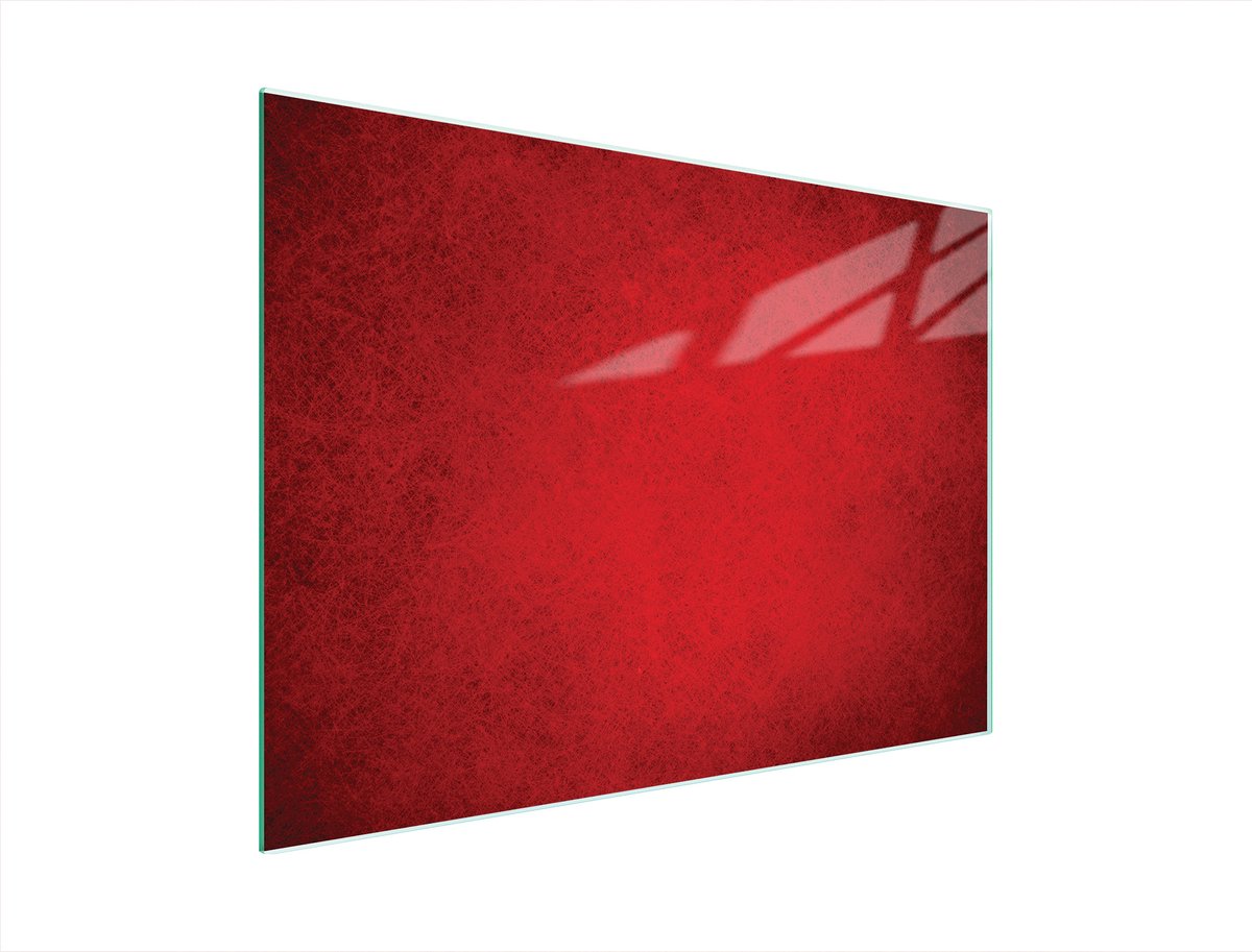 TMK ArtDeko - Serie Snijplank - Rood - Glas - 40x30 cm